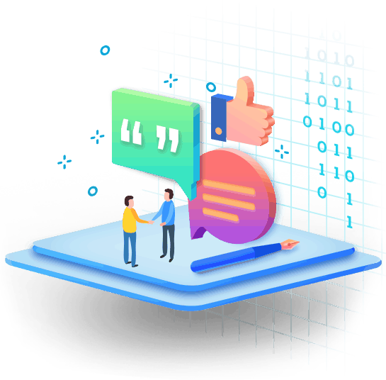 Suporte e configurações em gerenciador de email